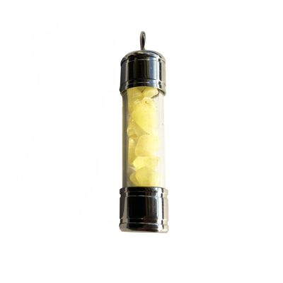 Pendentif Calcite jaune - Tube