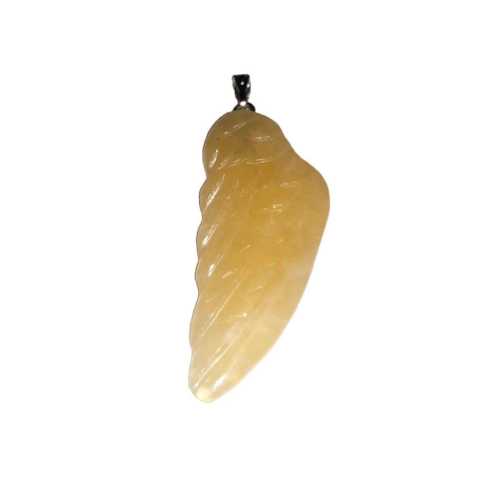 Pendentif Calcite Orange - Aile d'Ange