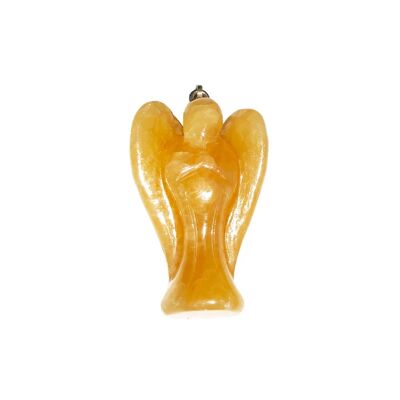 Pendentif Calcite orange - Ange