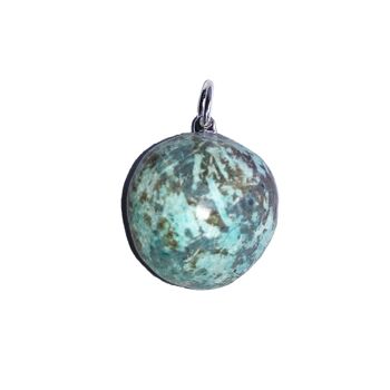 Pendentif Chrysocolle - Pierre roulée 3