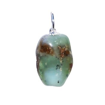 Pendentif Chrysoprase - Pierre roulée 2