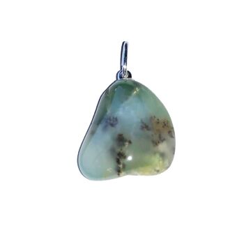 Pendentif Chrysoprase - Pierre roulée 3