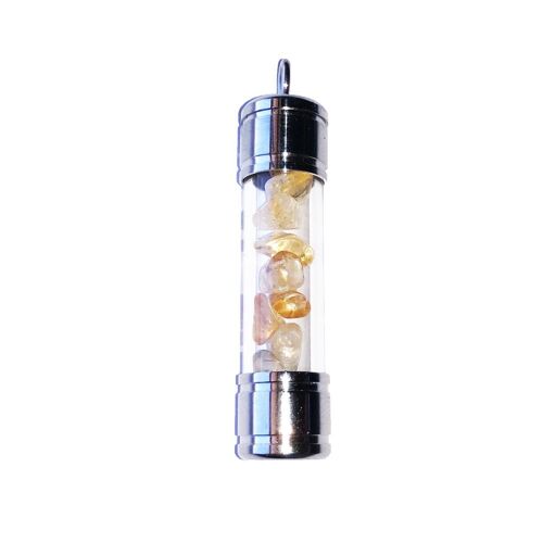 Pendentif Citrine - Tube