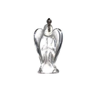 Rock Crystal Pendant - Angel