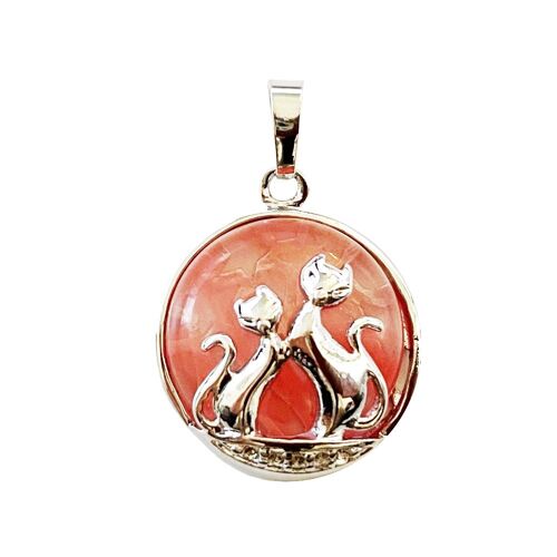 Pendentif Cristal Melon d'eau - Chat