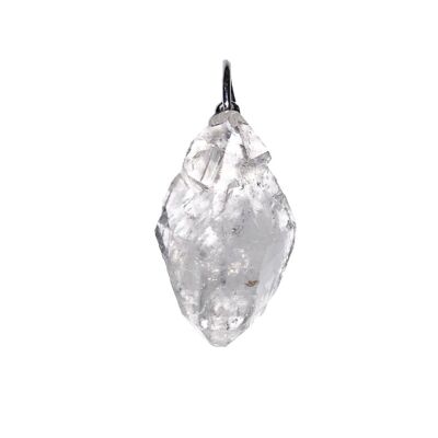 Ciondolo diamante Herkimer - Pietra grezza