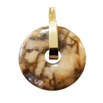 Pendentif Feldspath - PI Chinois ou Donut 30mm 4