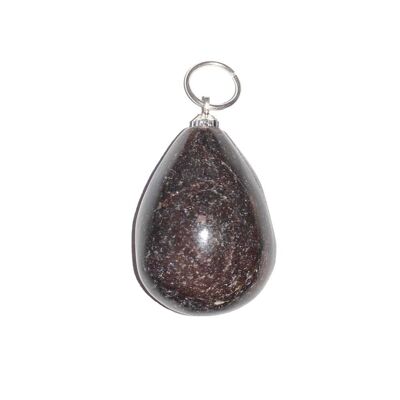 Garnet Pendant - Water Drop