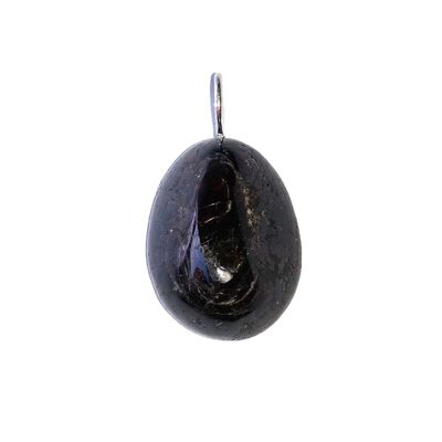 Red Garnet Pendant - Rolled Stone