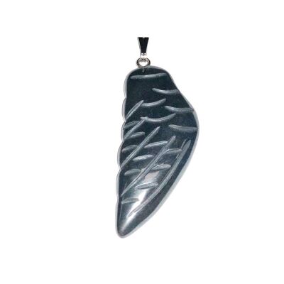 Pendentif Hématite - Aile d'Ange