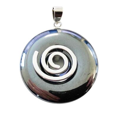 Pendentif Hématite - PI Chinois ou Donut 30mm