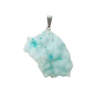 Hemimorphite pendant - Raw stone