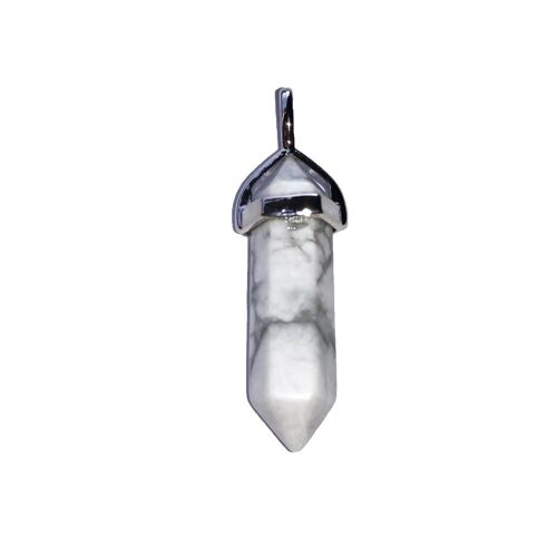 Pendentif Howlite - Pointe