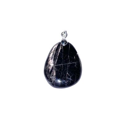 Hypersthene pendant - Flat stone