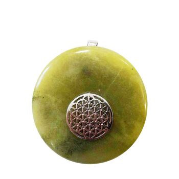 Pendentif Jade de Burma - PI Chinois ou Donut 40mm 5