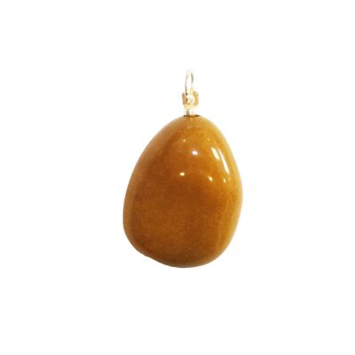 Yellow Jasper Pendant - Rolled Stone