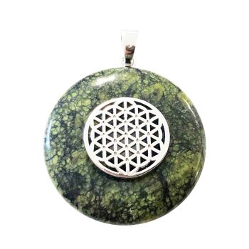 Pendentif Jaspe kambamba - PI Chinois ou Donut 30mm 5