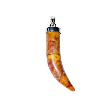 Mookaite Jasper Pendant - Horn