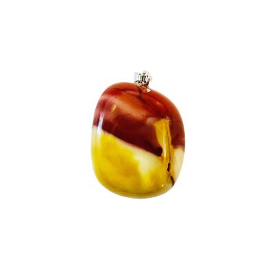 Pendentif Jaspe Mookaïte - Pierre roulée