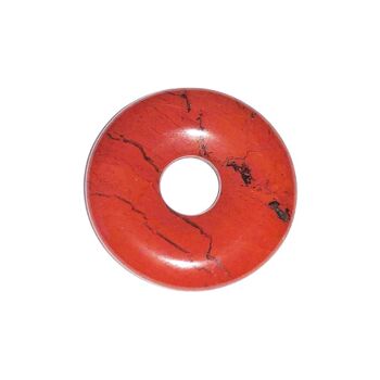 Pendentif Jaspe rouge - PI Chinois ou Donut 20mm 3