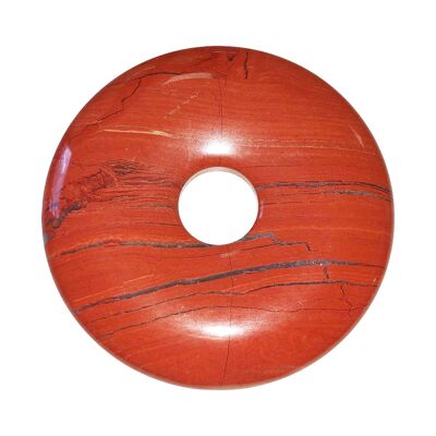 Red Jasper Pendant - Chinese PI or Donut 50mm