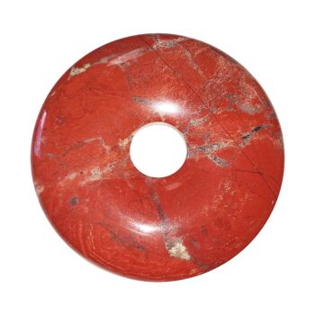 Pendentif Jaspe rouge - PI Chinois ou Donut 50mm 2