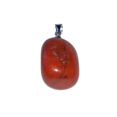 Red Jasper Pendant - Rolled Stone
