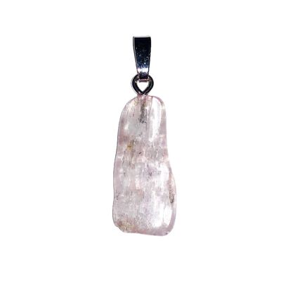 Kunzite Pendant - Rolled Stone