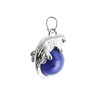 Pendentif Lapis-lazuli - Lézard 2