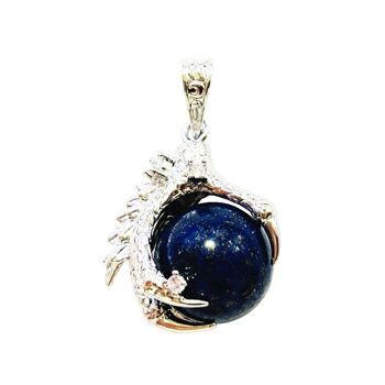 Pendentif Lapis-lazuli - Main de Dragon 1