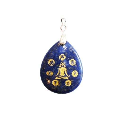 Pendentif Lapis-lazuli - Yoga 7 chakras