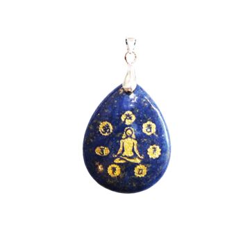 Pendentif Lapis-lazuli - Yoga 7 chakras 1