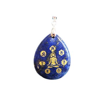 Pendentif Lapis-lazuli - Yoga 7 chakras 2