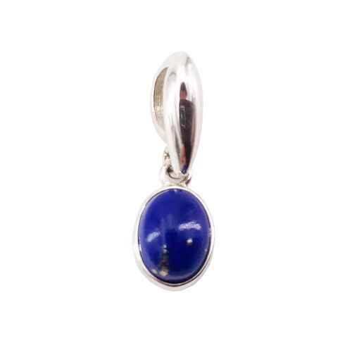 Pendentif Lapis-lazuli "Camille" - Ovale - Argent 925