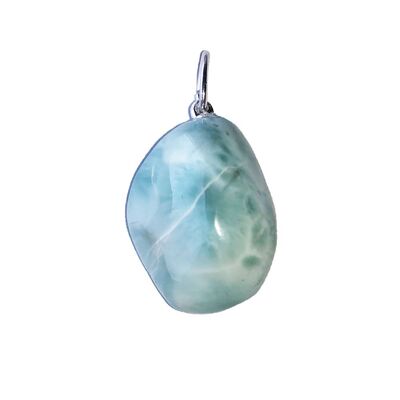 Larimar-Anhänger - gerollter Stein