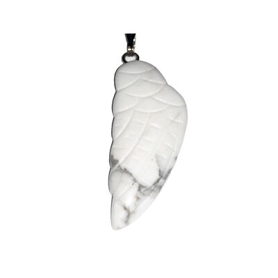 Magnesite Pendant - Angel Wing