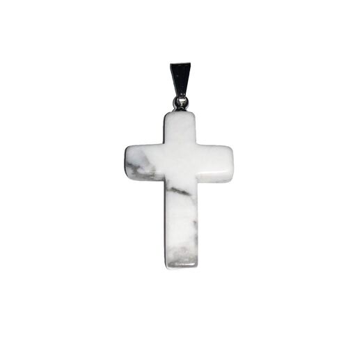 Pendentif Magnésite - Croix