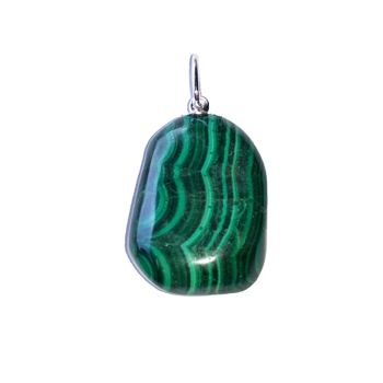 Pendentif Malachite - Pierre roulée 1