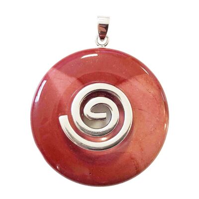Mookaite Pendant - Chinese PI or Donut 40mm