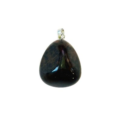 Pendentif Obsidienne acajou - Pierre roulée