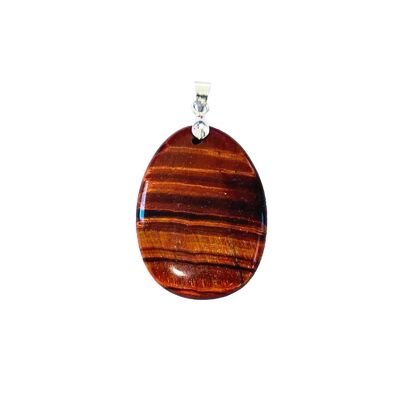 Bull's eye pendant - Flat stone