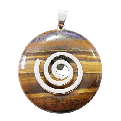 Iron Eye Pendant - Chinese PI or Donut 30mm