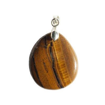 Iron Eye Pendant - Flat Stone