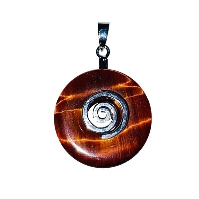 Bull's Eye Pendant - Chinese PI or Donut 20mm