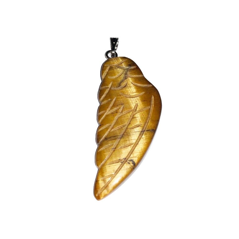 Tigerauge Anhänger - Engelsflügel