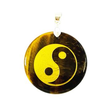 Pendentif Oeil de tigre - Taoïste Yin-Yang 1