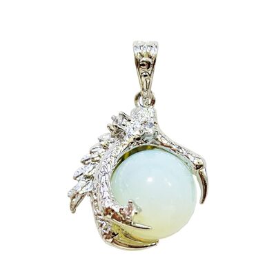 Ciondolo in opale sintetico - Mano di drago