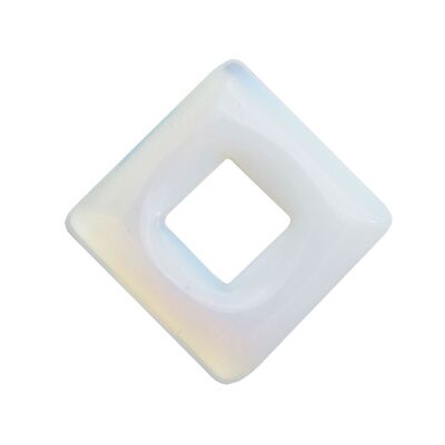 Ciondolo in opale sintetico - PI cinese o ciambella quadrata