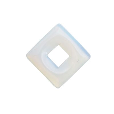 Ciondolo in opale sintetico - PI cinese o piccola ciambella quadrata