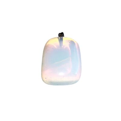Synthetischer Opal-Anhänger - gerollter Stein